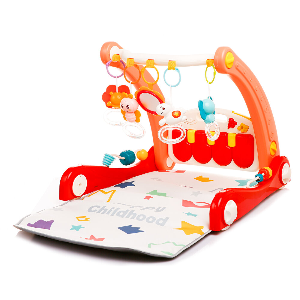 Aktivite Halısı & İlk Adım Arabası - Pembe