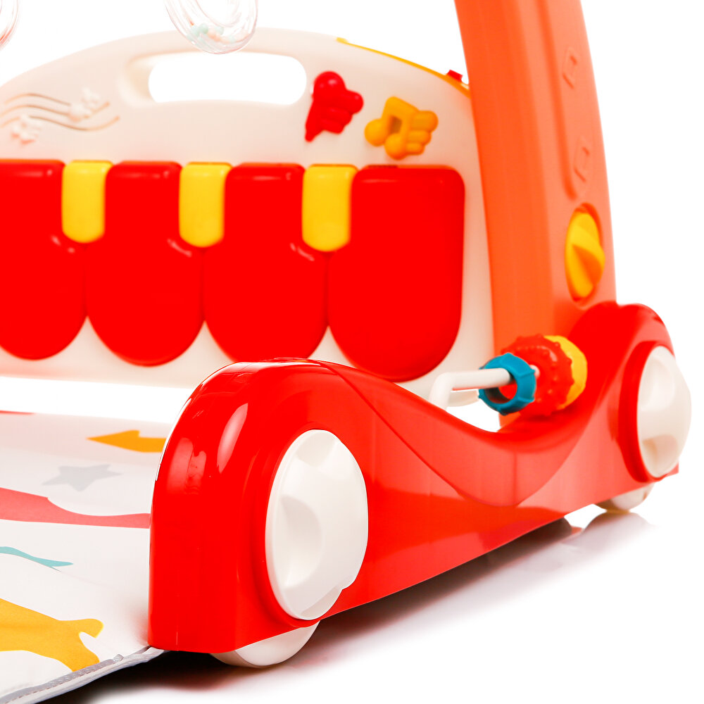 Aktivite Halısı & İlk Adım Arabası - Pembe