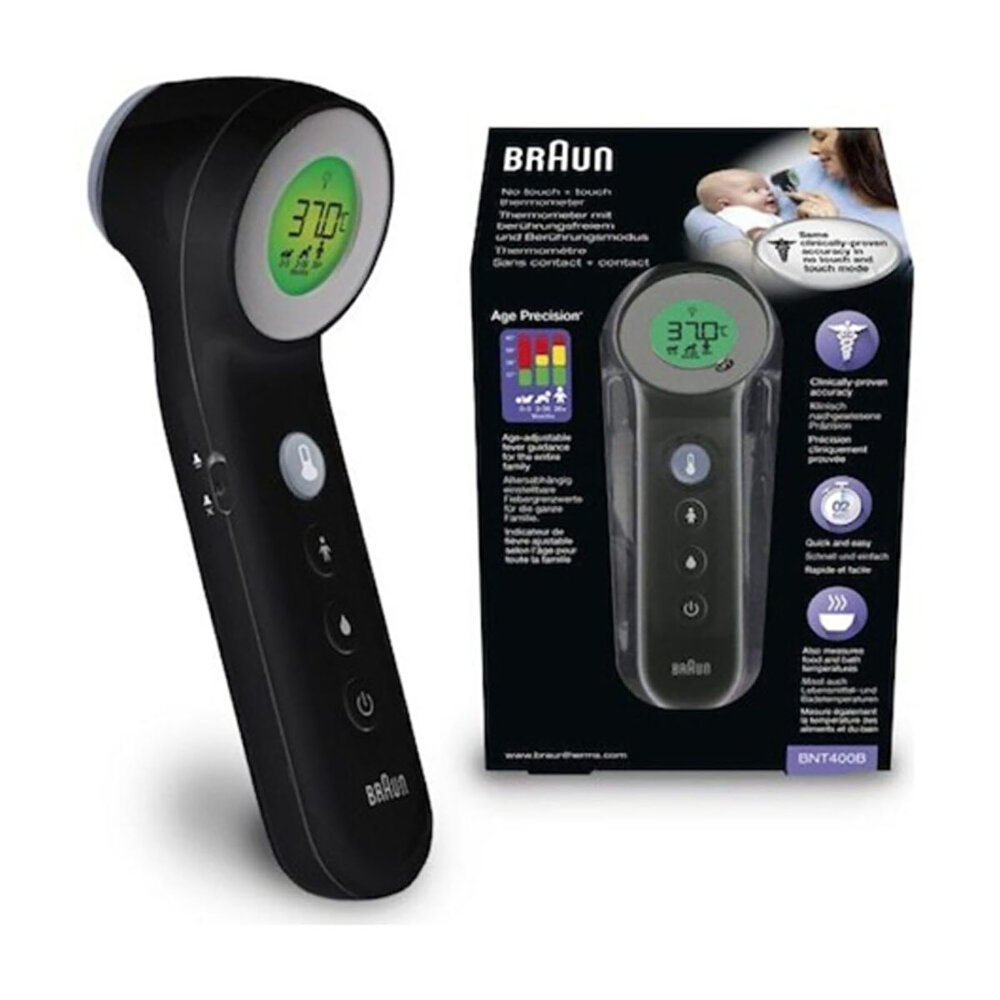 BNT 400 Temassız Ateş Ölçer Siyah