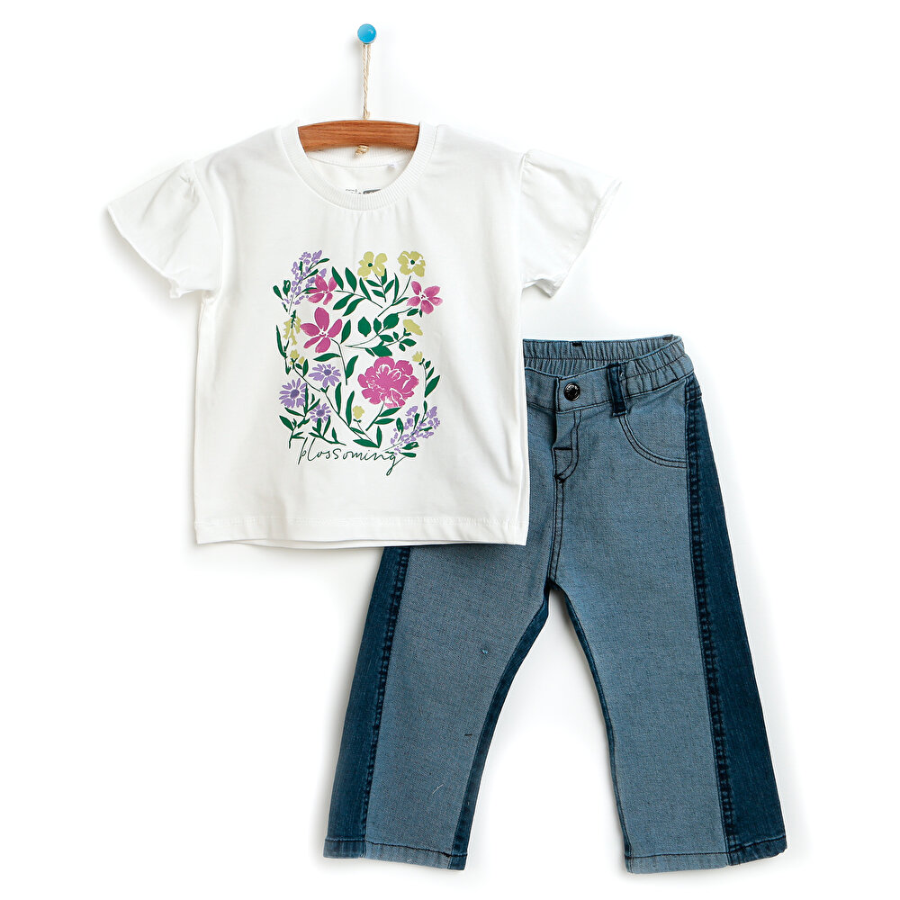 Botanical Garden Tshirt - Pantolon Kız Bebek