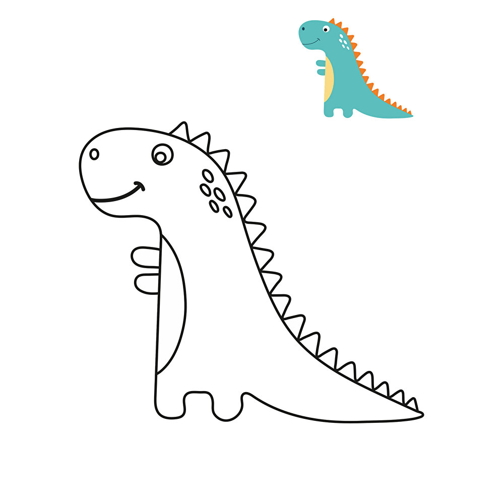 İlk Boyama Kitabım Dinozorlar