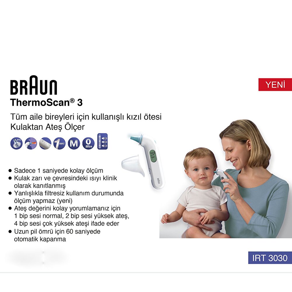 IRT-3030 Kulaktan Ateş Ölçer