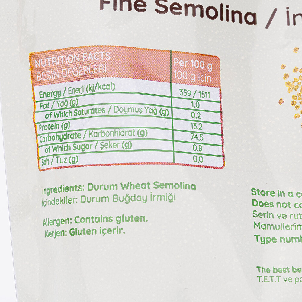 Buğday İrmiği Unu 500 gr