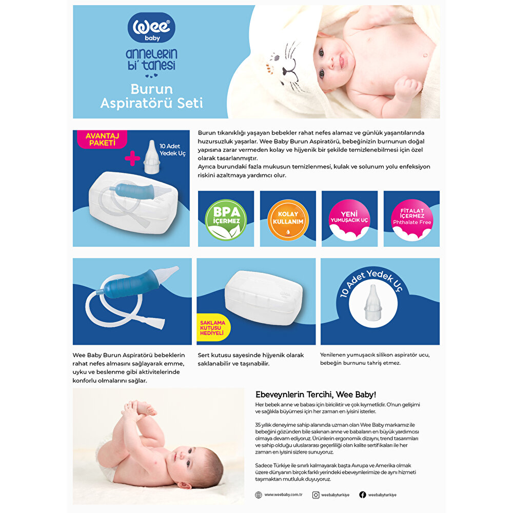 Burun Aspiratör Seti