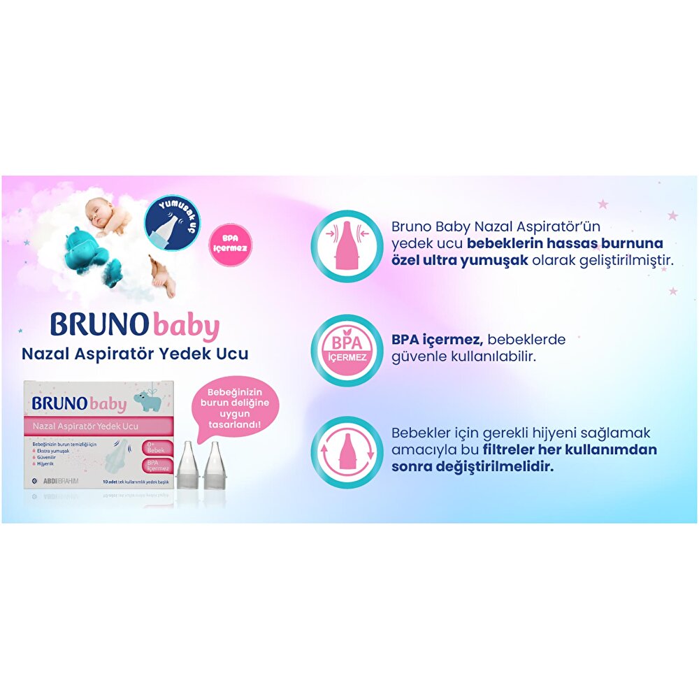 Burun Aspiratörü Yedek Filtre 10'lu