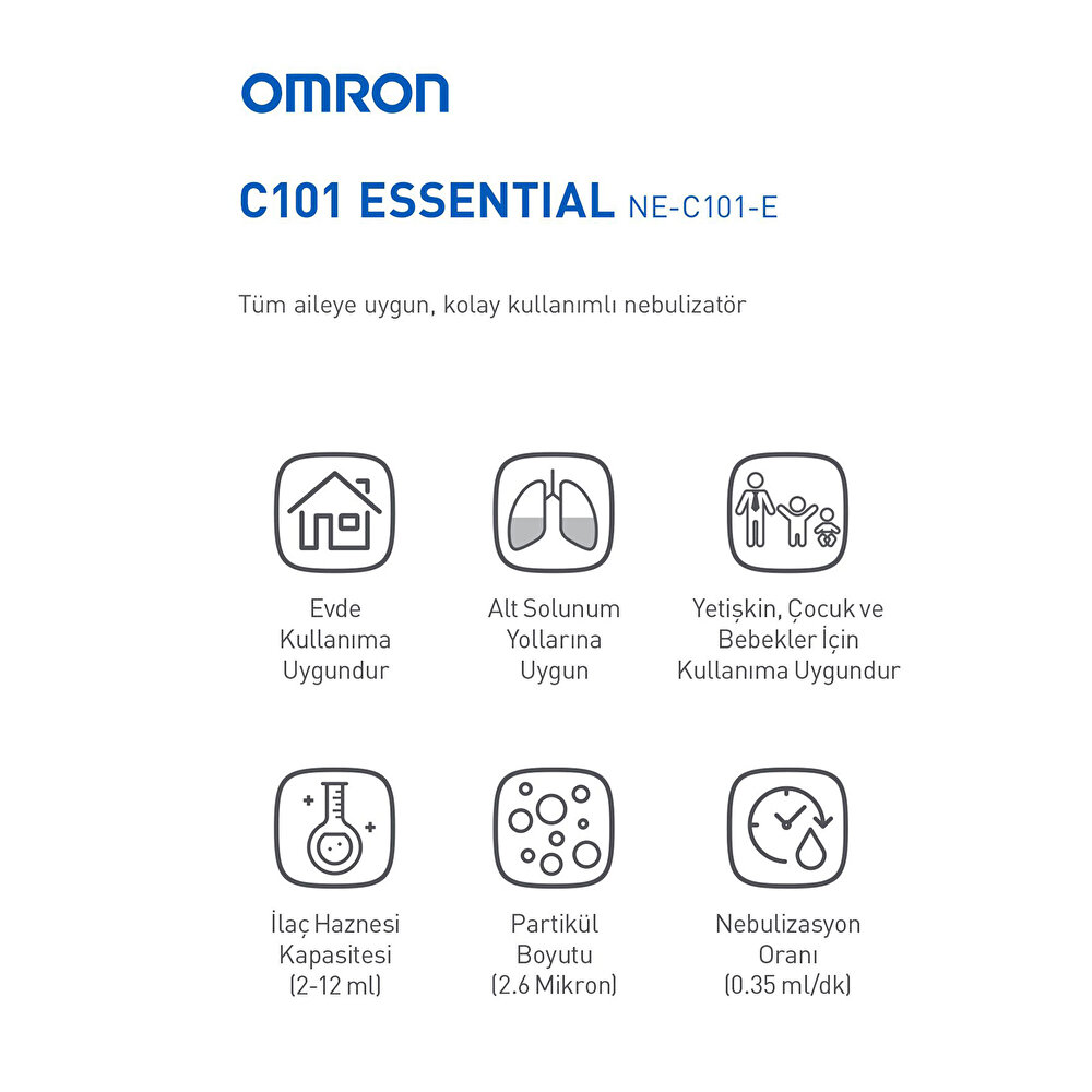 C101 Kompresörlü Nebulizatör