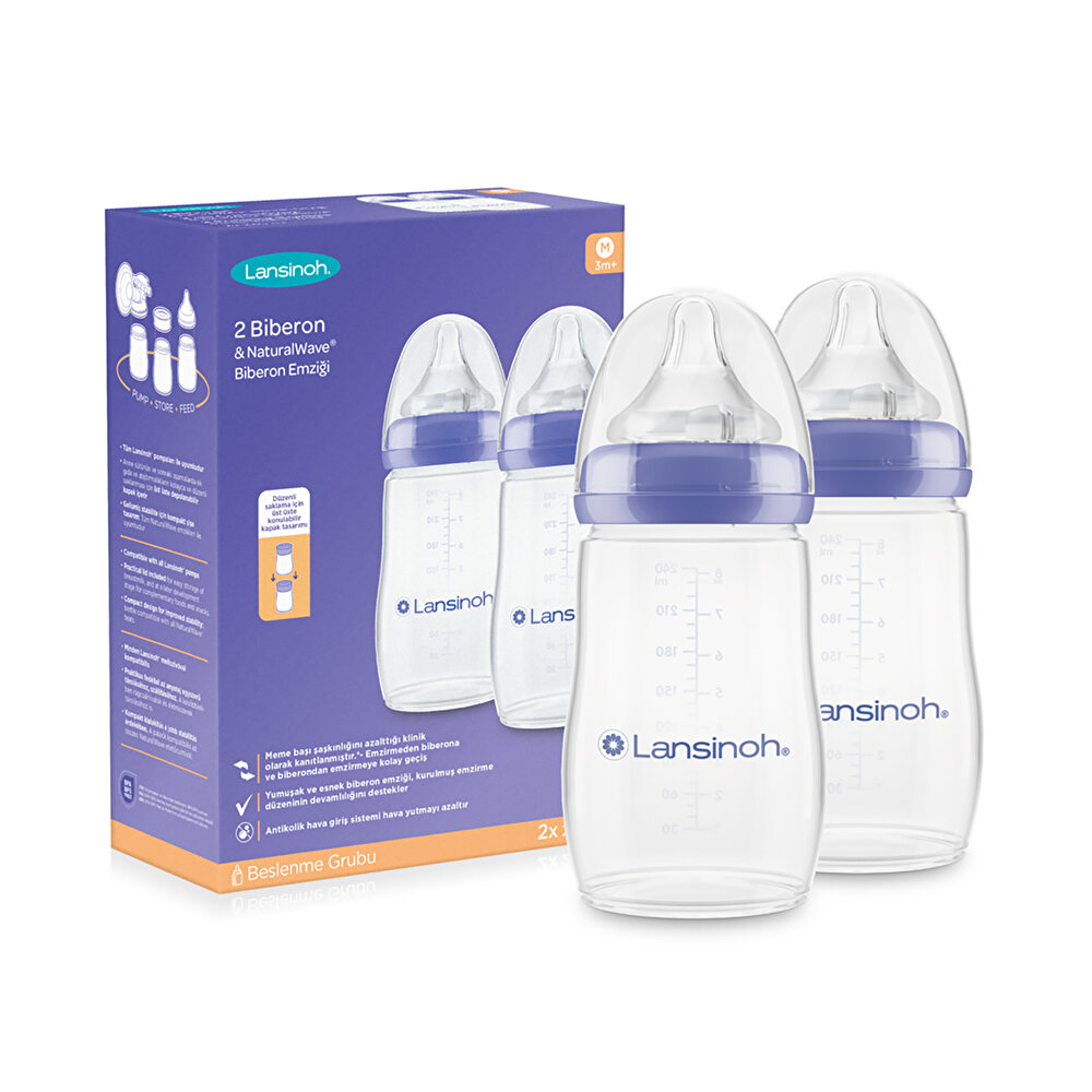240 ml x 2 PP Biberon Seti