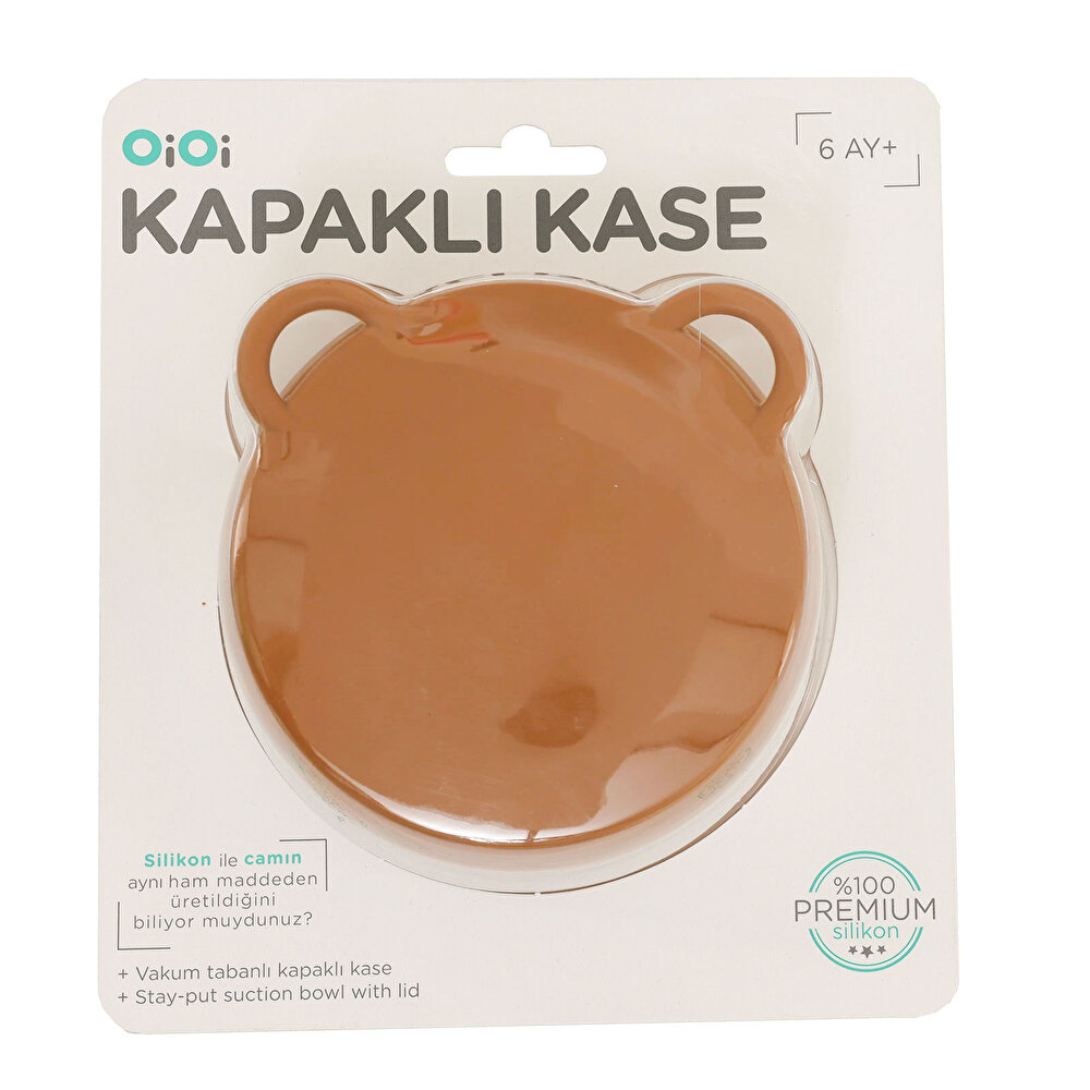 Kapaklı Kase Woody Brown