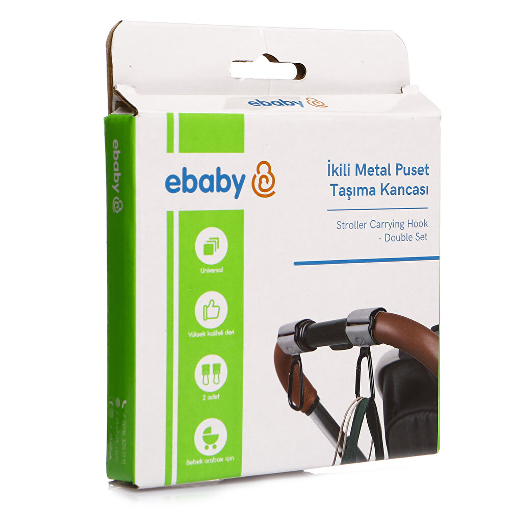 İkili Metal Puset Taşıma Kancası
