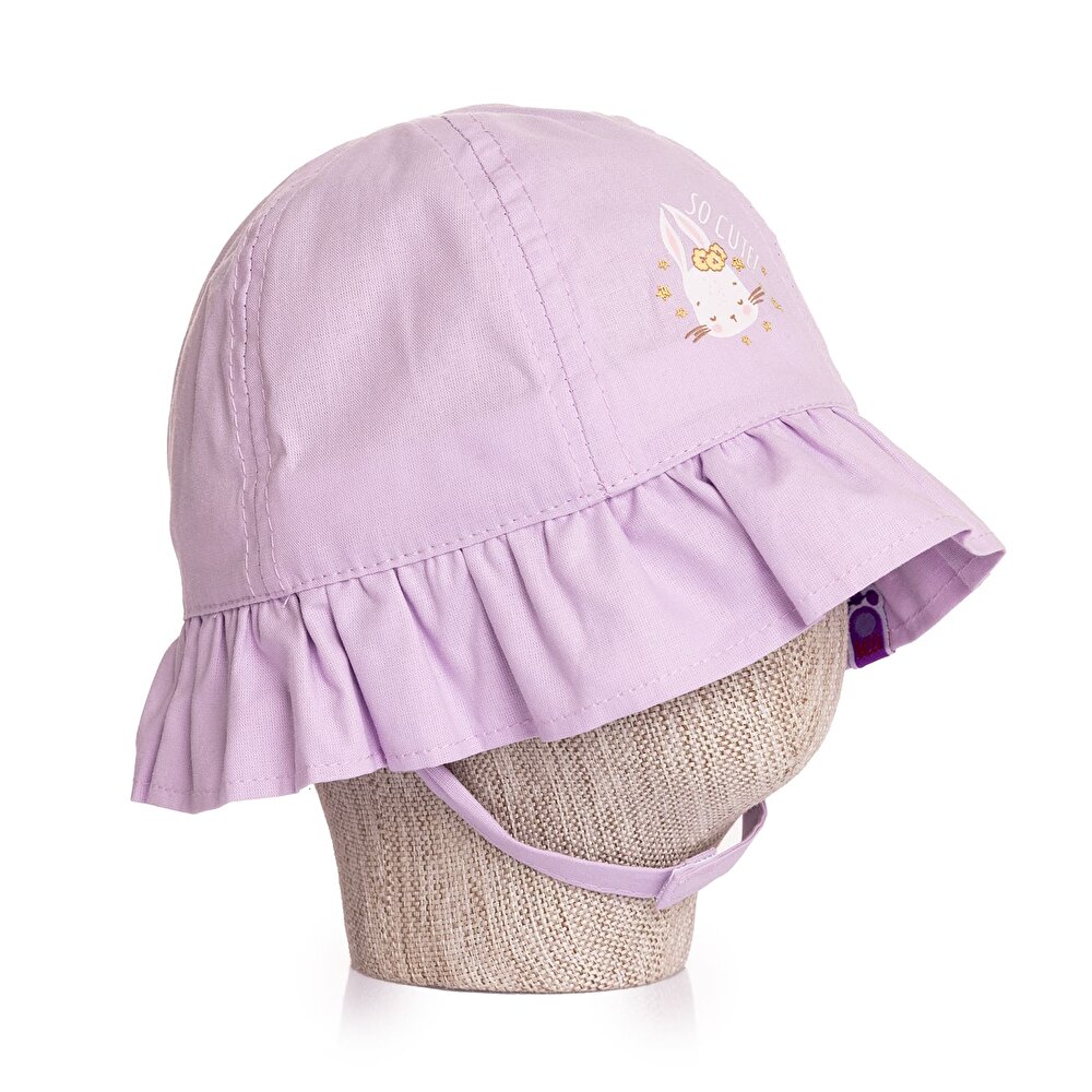 Tavşan Desen Şapka Kız Bebek