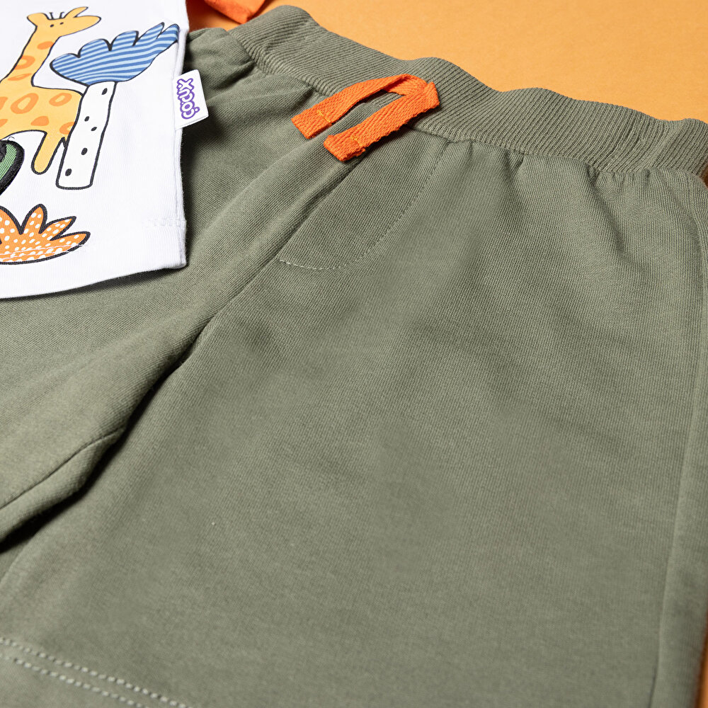 Fun World 3D Erkek Tshirt-Şort Erkek Bebek