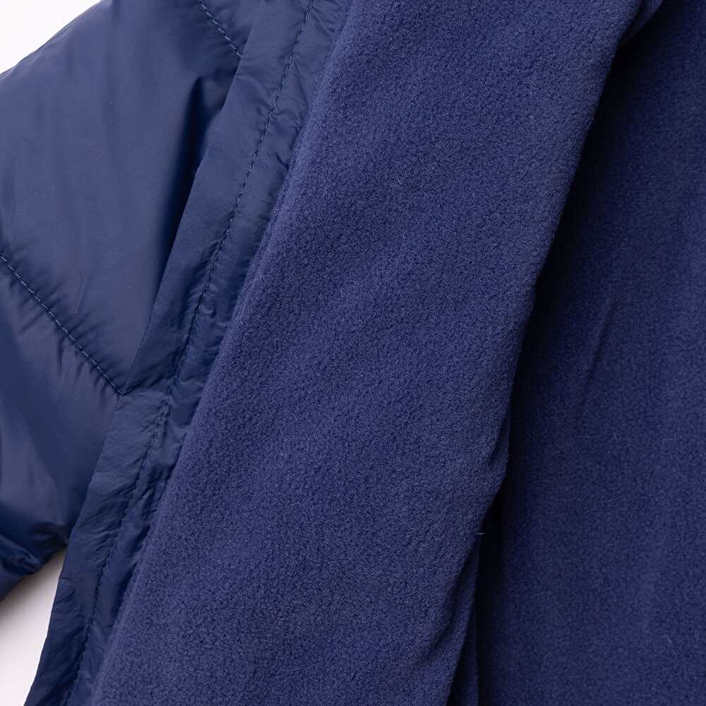 Erkek Bebek Mont Fermuarlı Uzun Kol