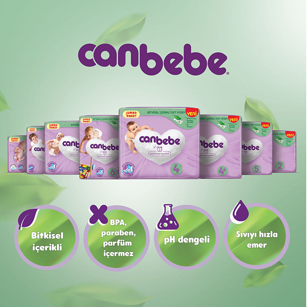 Midi 3 Beden Jumbo Paket Bebek Bezi 30 Adet