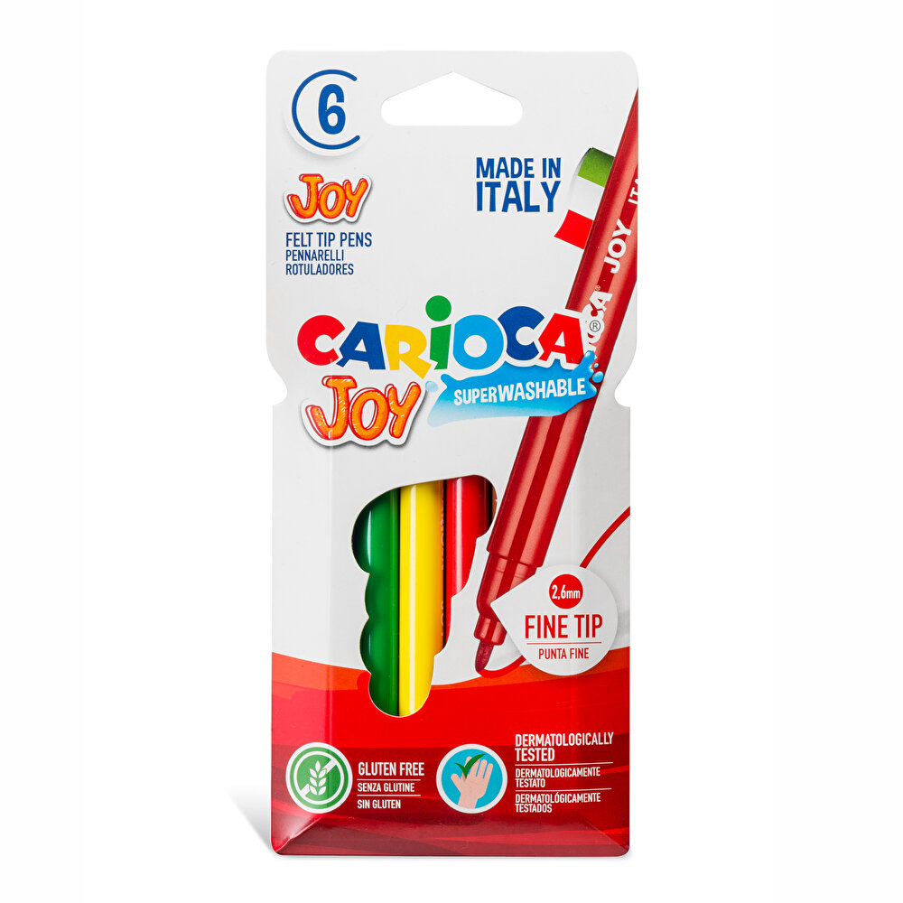 Joy Yıkanabilir Keçeli Kalem 6'Lı