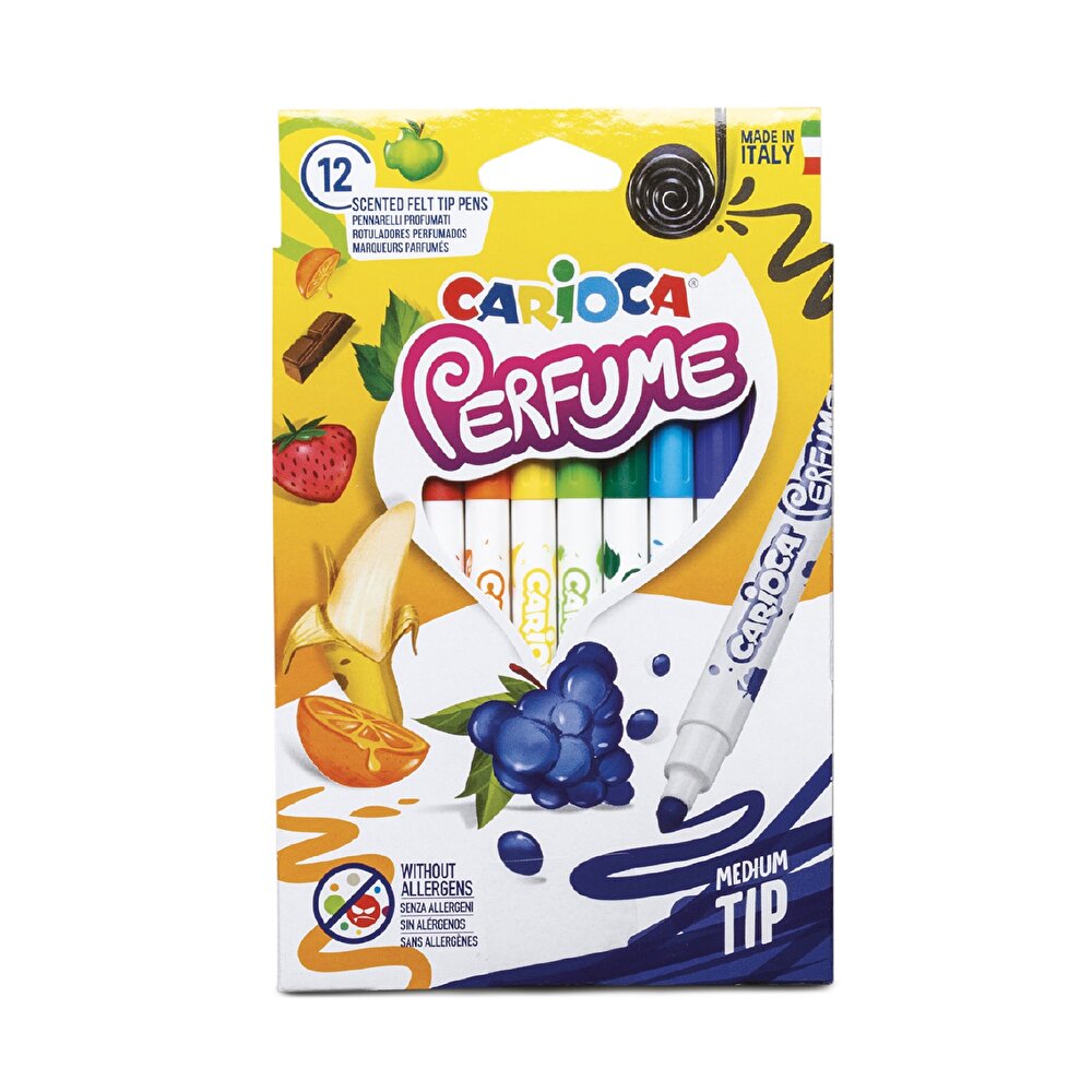 Kokulu Keçeli Boya Kalemi 12'li