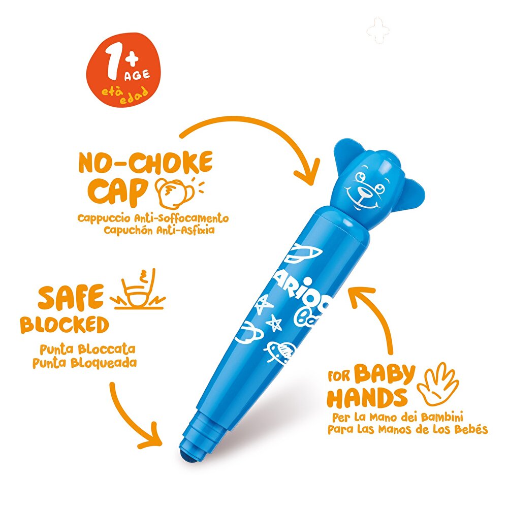 Teddy Jumbo Keçeli Boya 12'li