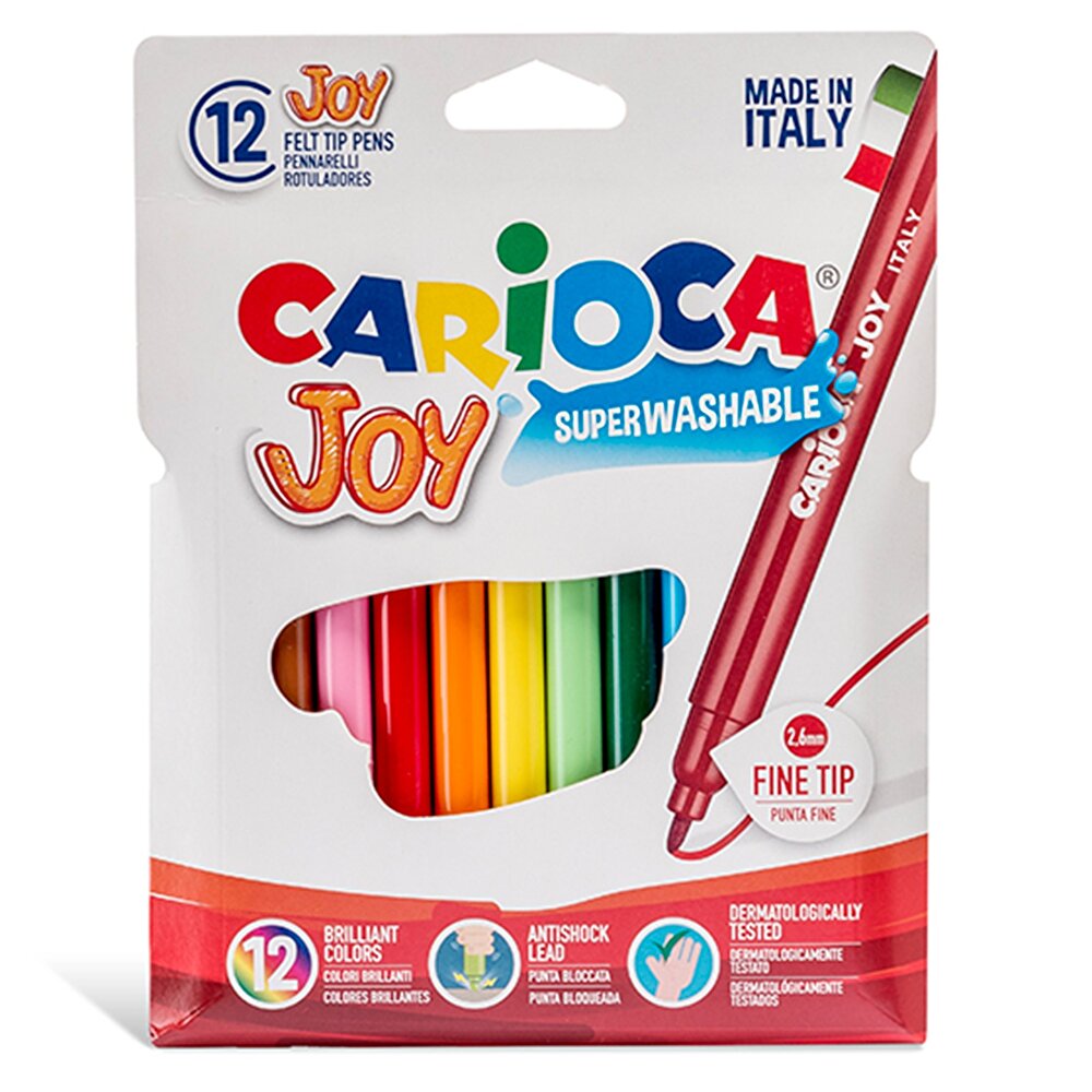 Joy Yıkanabilir Keçeli Kalem 12li