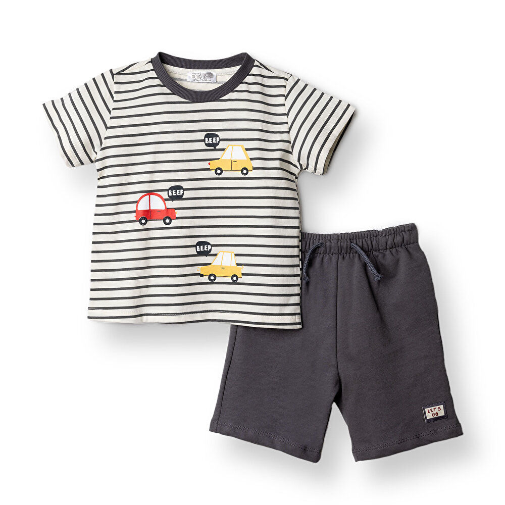 Cars&Roads Erkek Tshirt-Şort Erkek Bebek