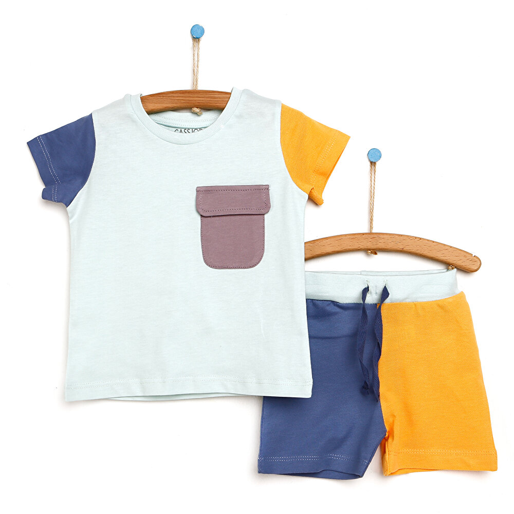 Colorful Tshirt-Şort Erkek Bebek