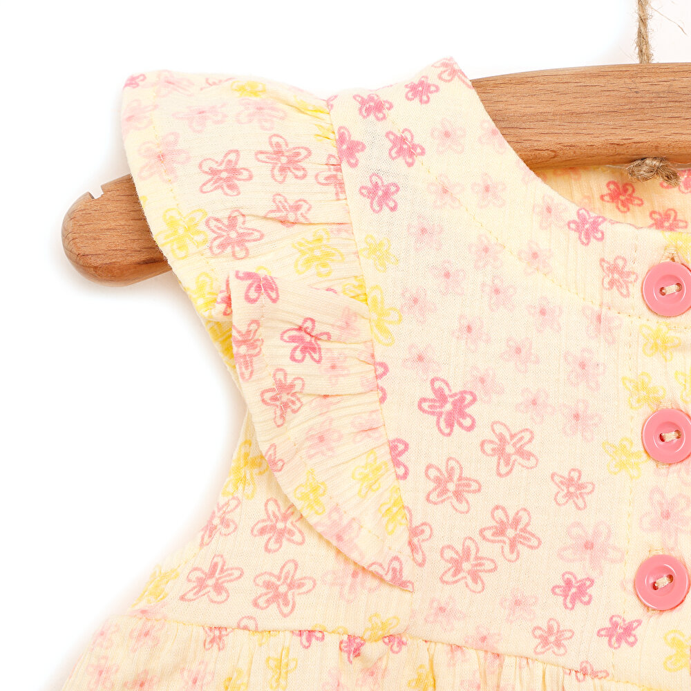 Cheerful Flowers Bluz – Pantolon Kız Bebek