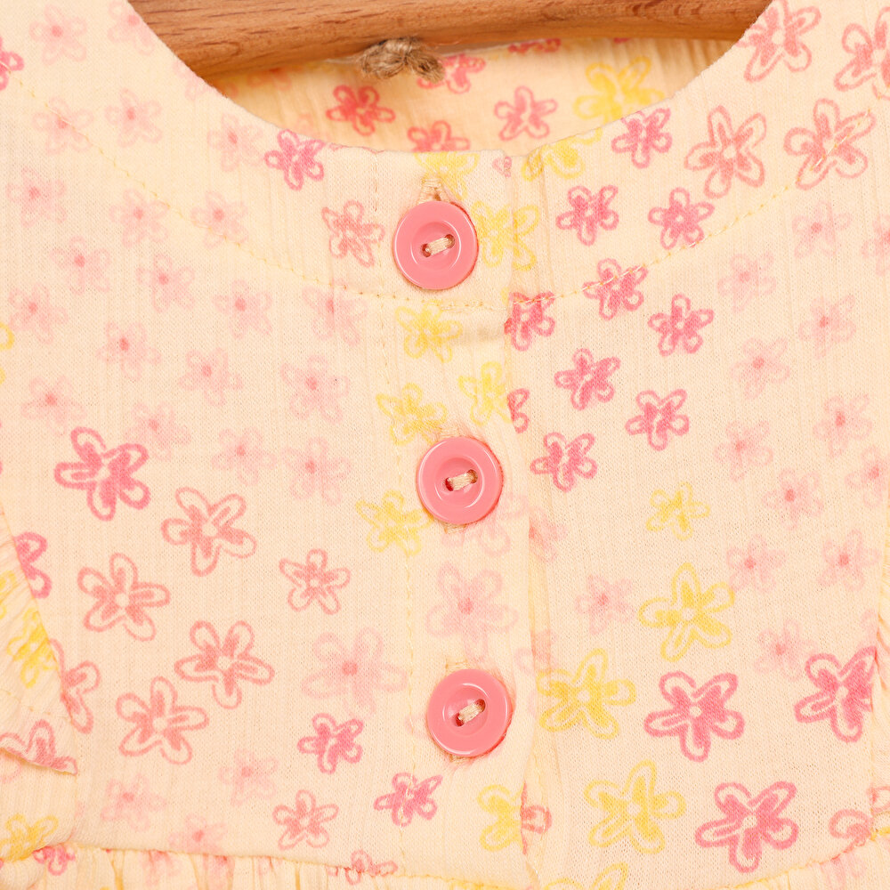 Cheerful Flowers Bluz – Pantolon Kız Bebek