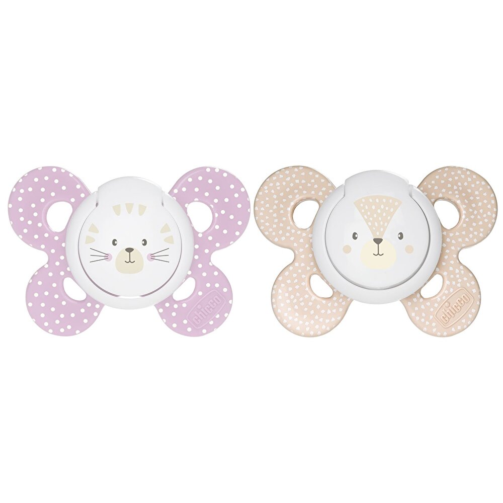 2'li Physio Comfort Kız Bebek Emzik 12 Ay