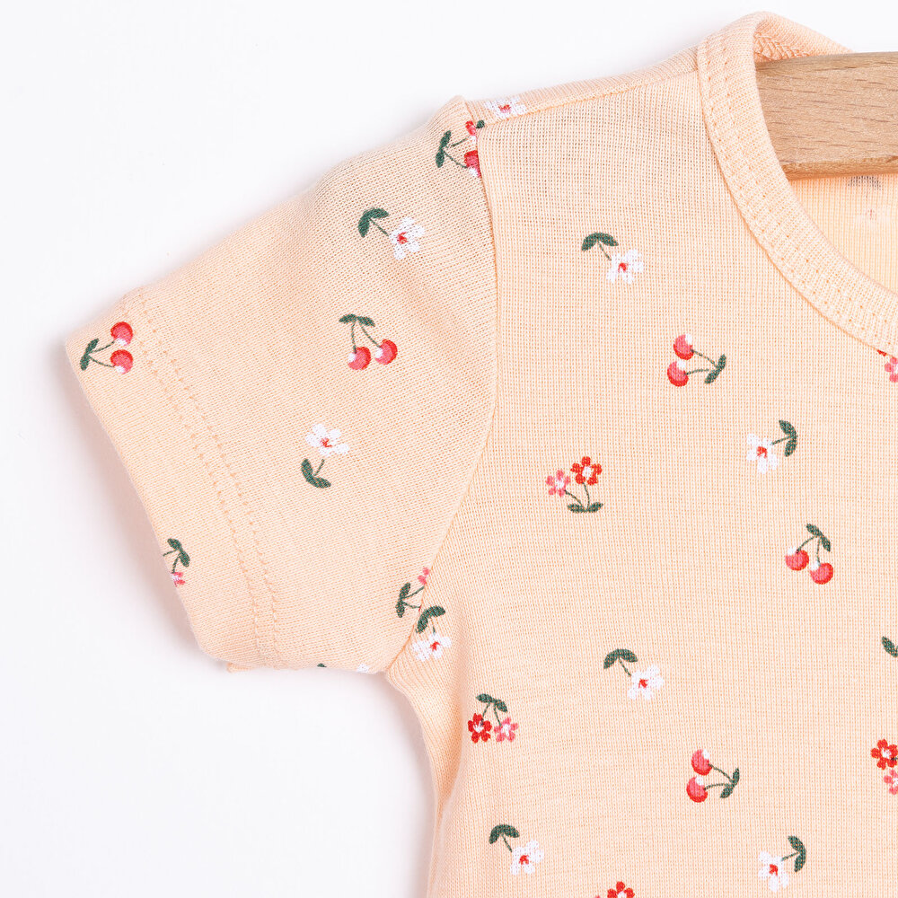 Çiçek  Kısa Kol Body