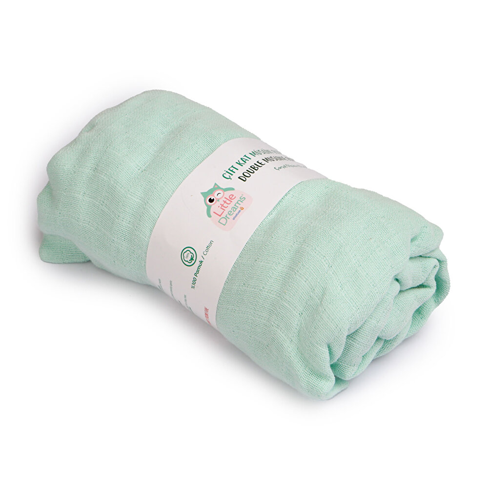 Çift Kat Müslin Fitted Çarşaf 65X95 Unisex