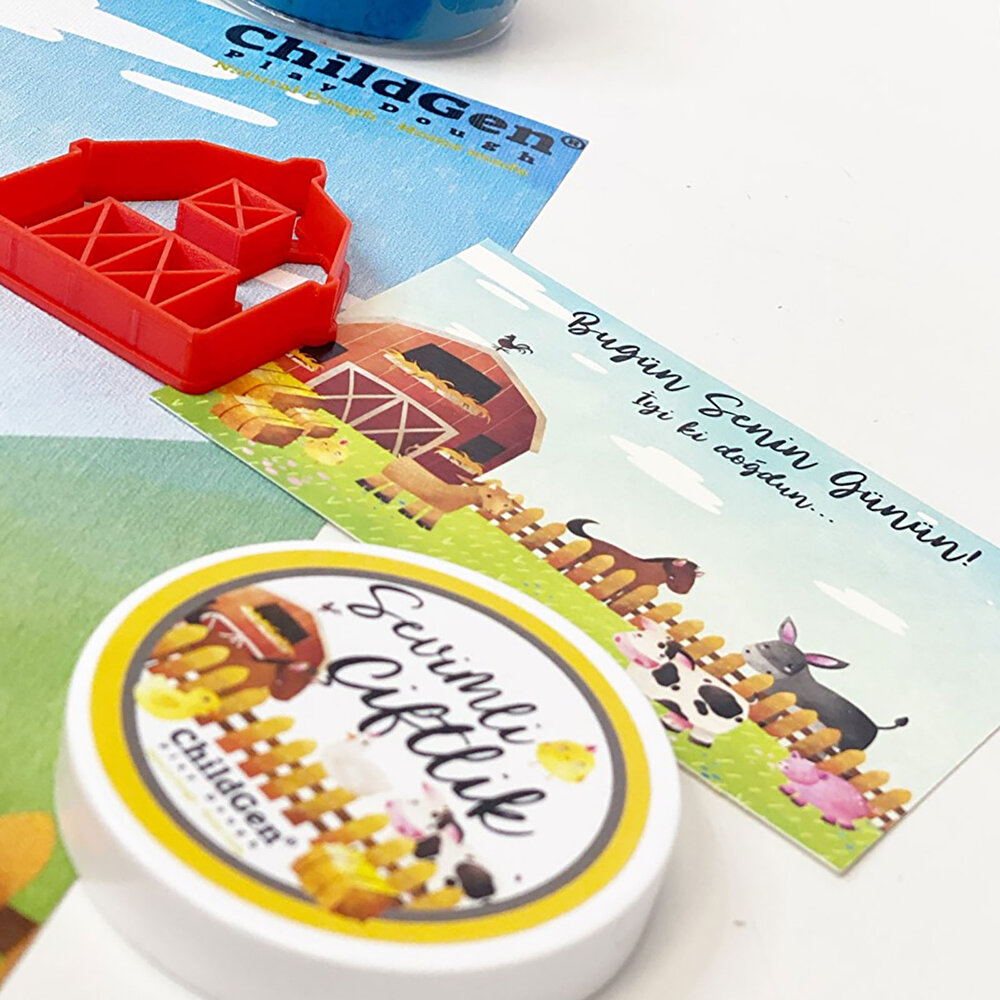 Çiftlik Konsept Doğal Oyun Hamur Seti