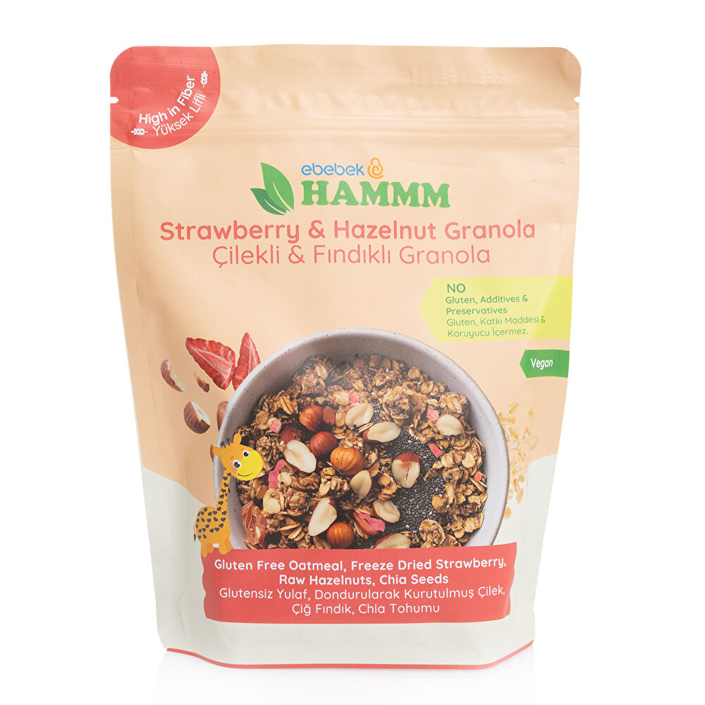 Çilekli ve Fındıklı Granola 250gr.