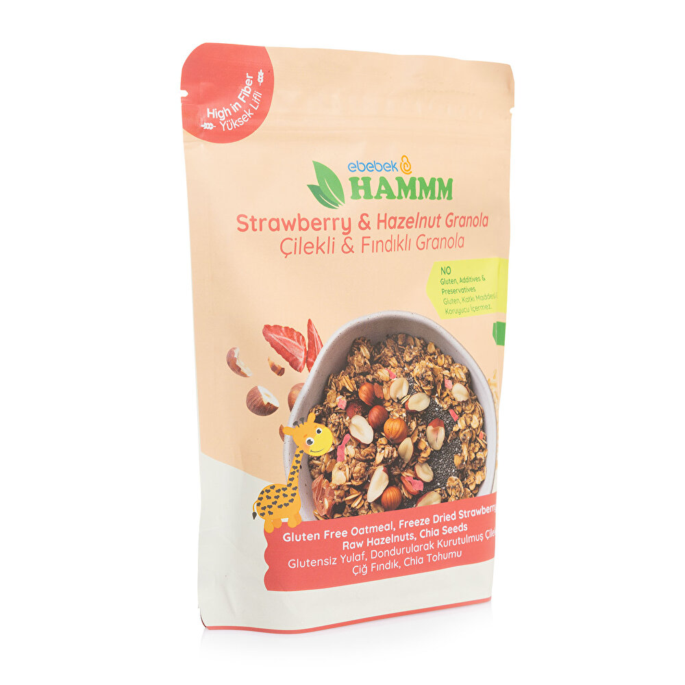 Çilekli ve Fındıklı Granola 250gr.