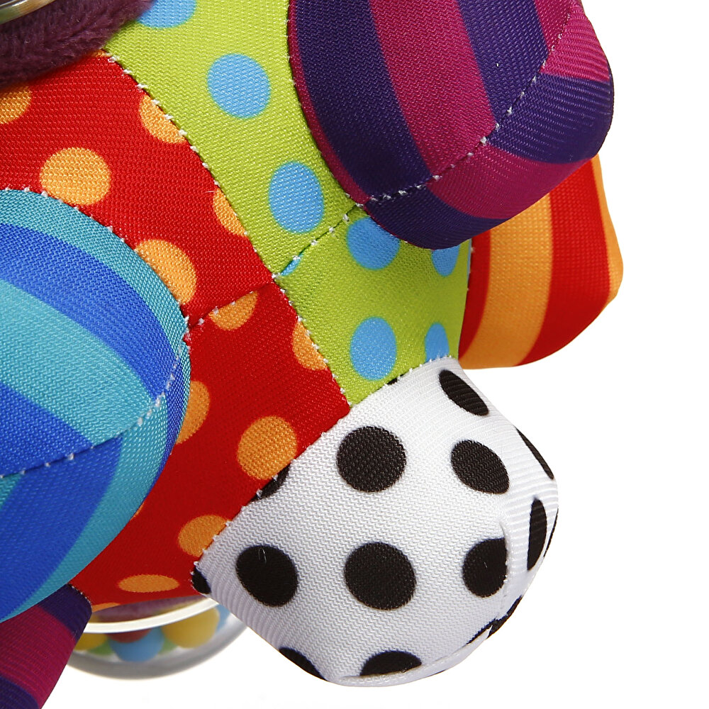 Çıngıraklı Renkli Topum