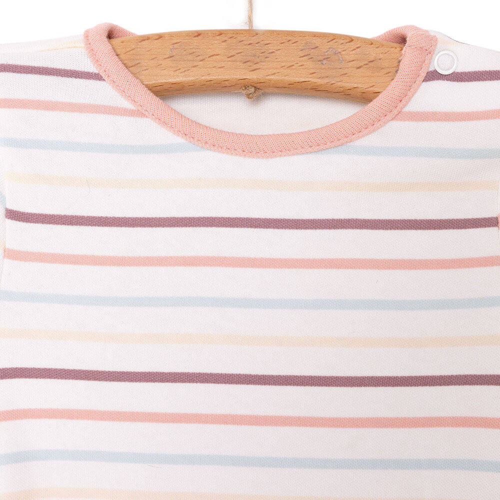 Çıtçıtlı Patiksiz Tulum Kız Bebek