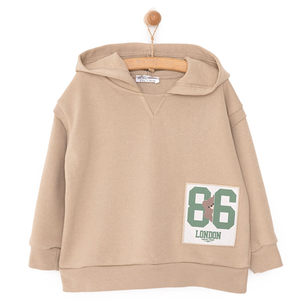 City Boy Erkek Kapüşonlu Sweatshirt Erkek Bebek