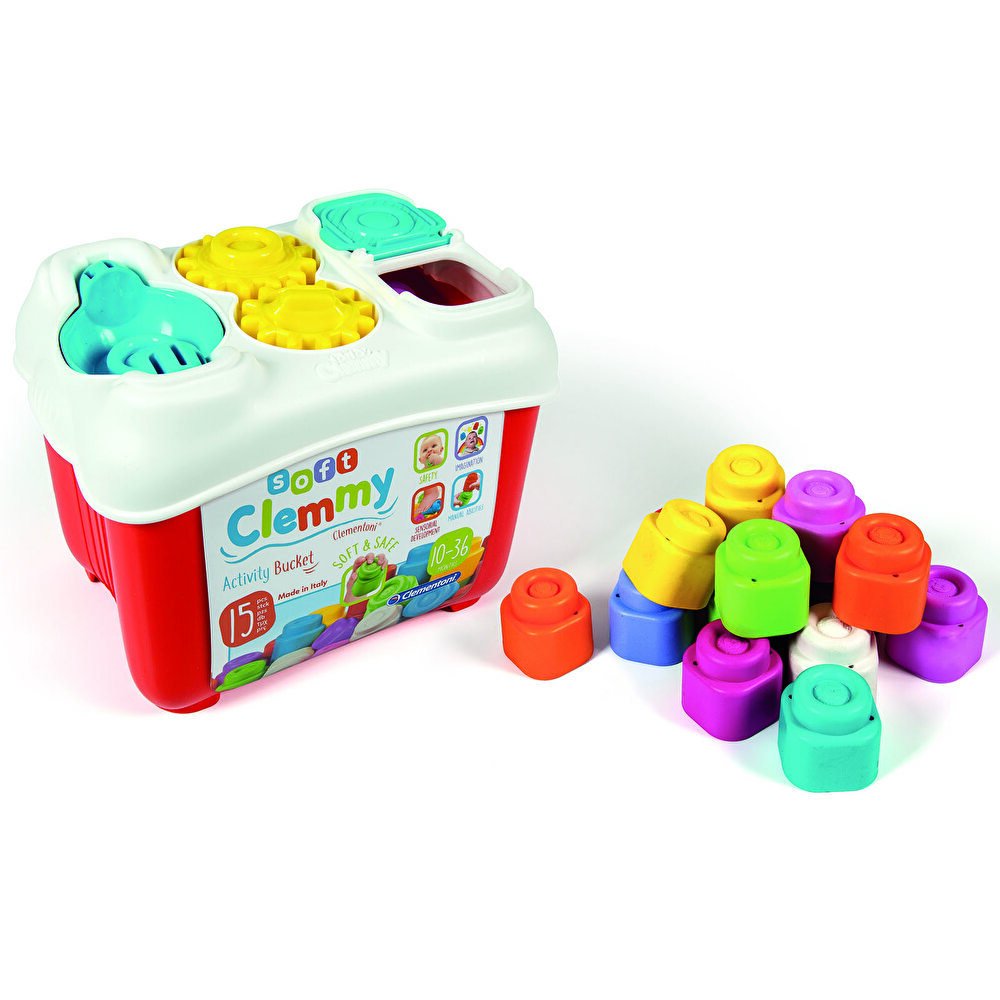 Clemmy Bebek Blokları Kova 15 Parça