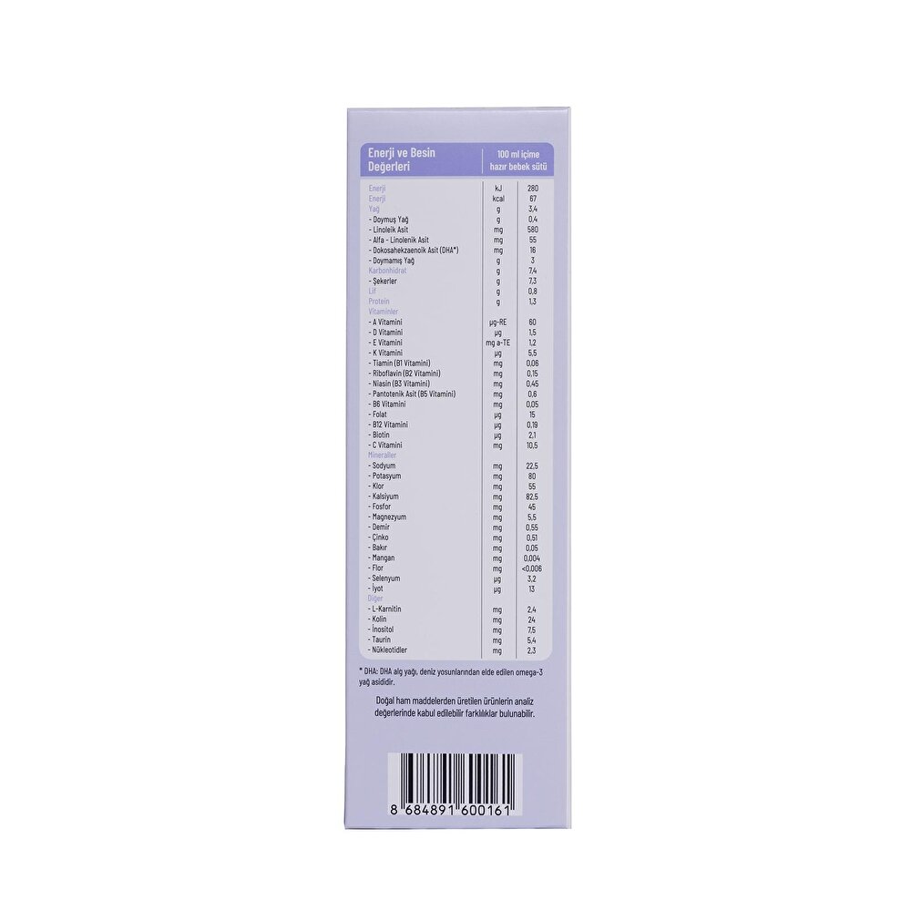 Çocuk Devam Sütü 1 Numara 0-6 Ay 400 gr