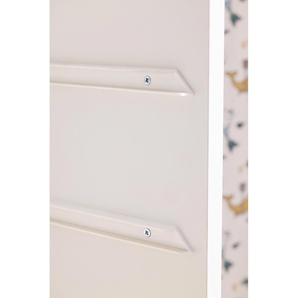 Çocuk Oyuncak Dolabı 6 Çekmeceli Beyaz