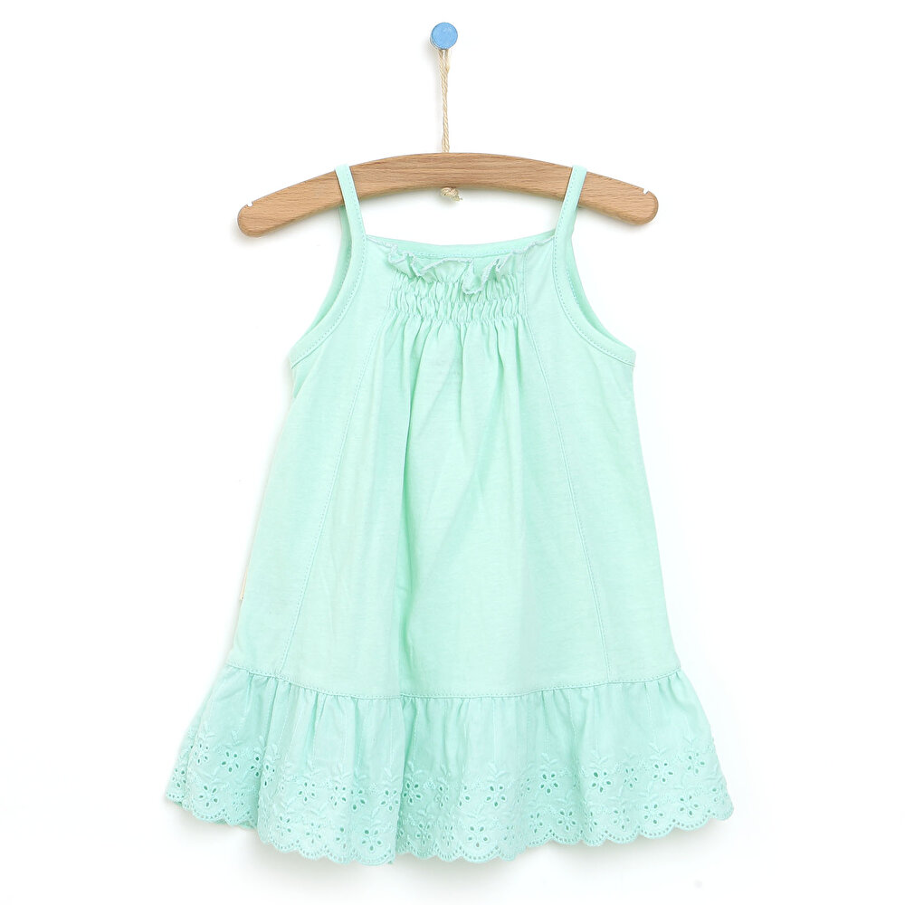 Colorful World Brode Detaylı Elbise Kız Bebek