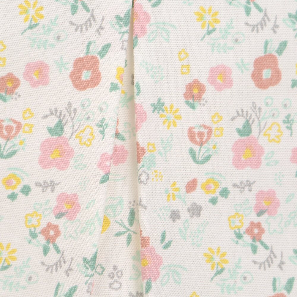 Colorful World Çiçekli Fırfırlı Barbatöz Kız Bebek