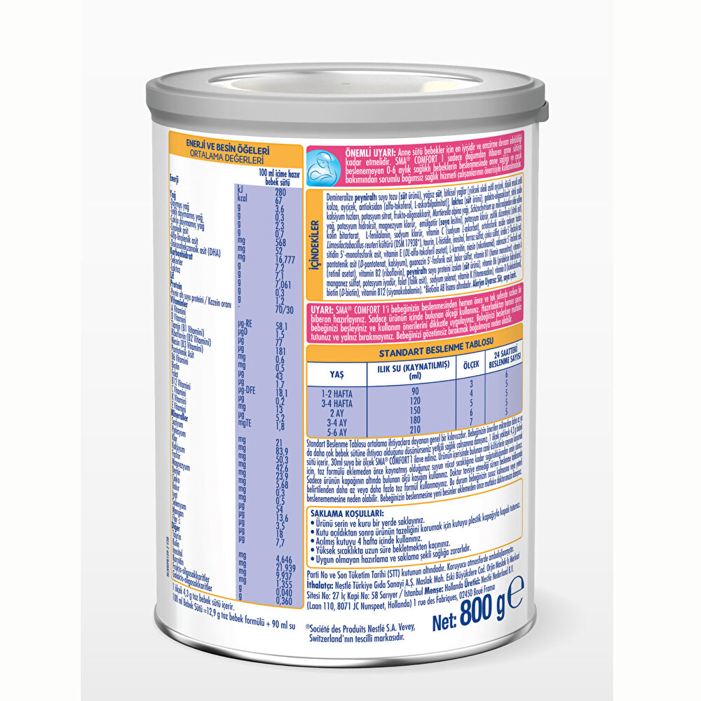 Comfort 1 Biberon Maması 800 Gr