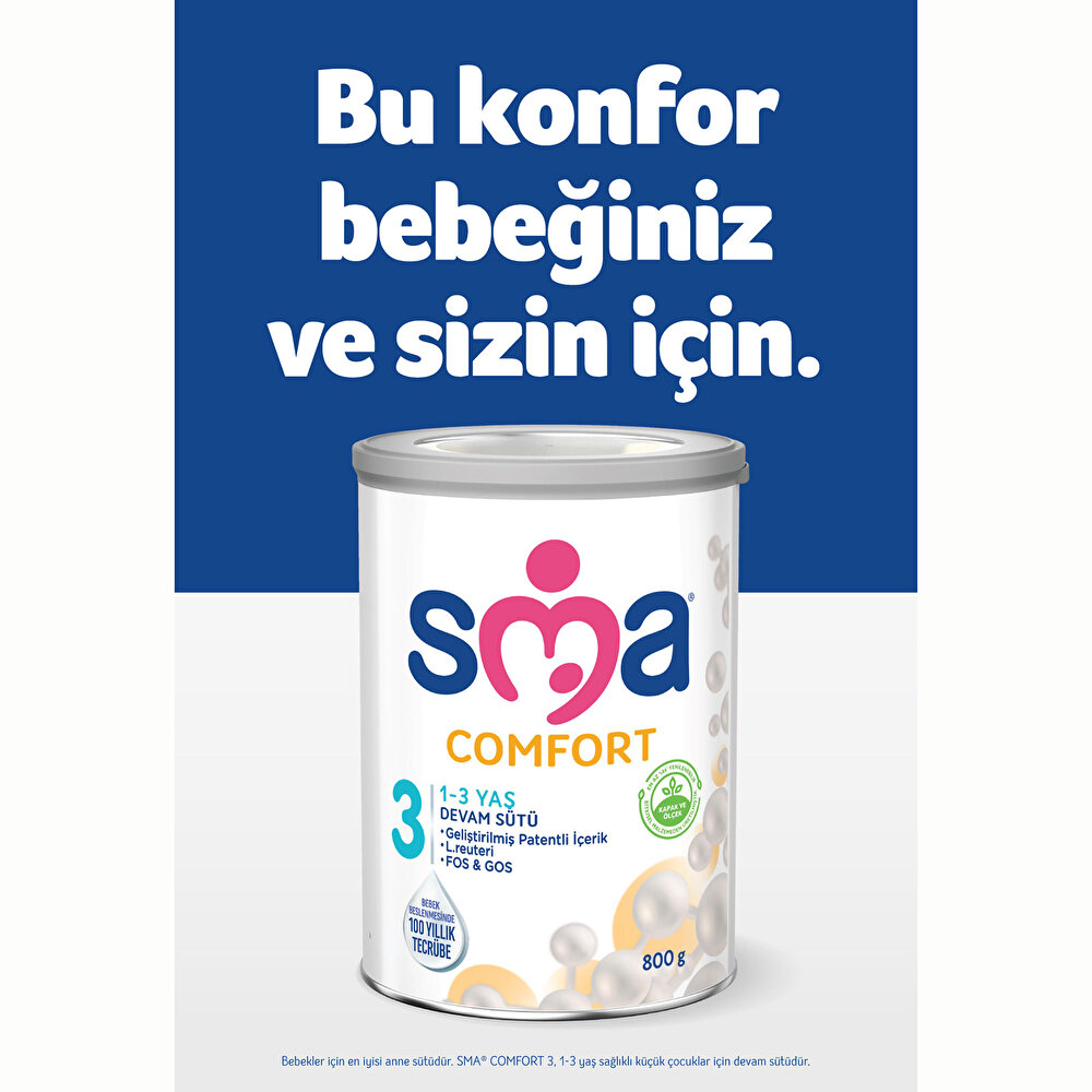 Comfort 3 Devam Sütü 800 gr 1-3 Yaş