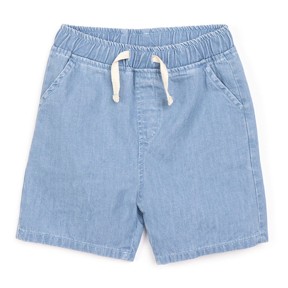 Cosmic Line Erkek Denim Şort Erkek Bebek