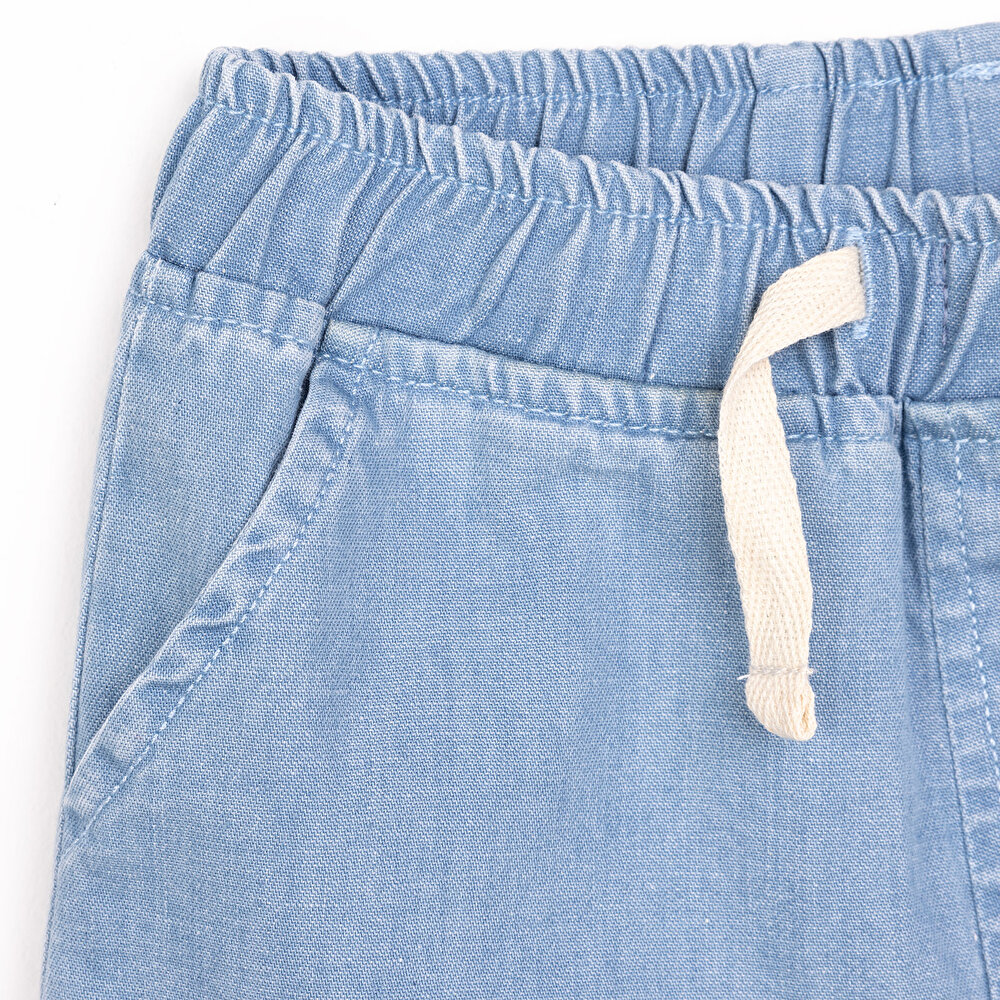 Cosmic Line Erkek Denim Şort Erkek Bebek