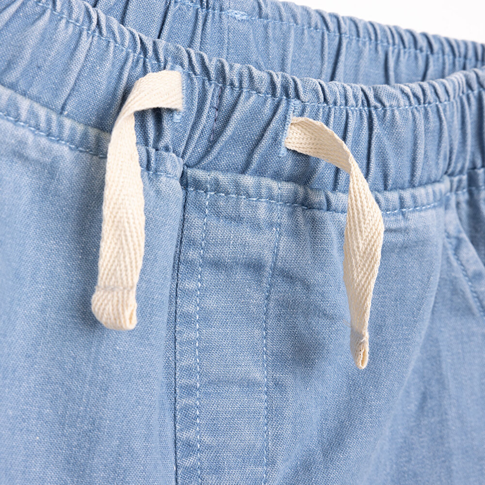 Cosmic Line Erkek Denim Şort Erkek Bebek