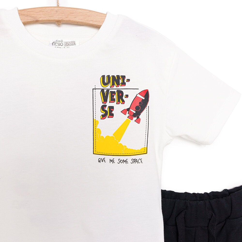 Cosmic Line Tshirt-Şort