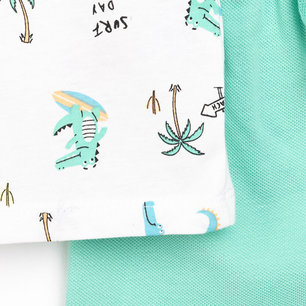 Crocodile Erkek Tshirt-Şort Erkek Bebek