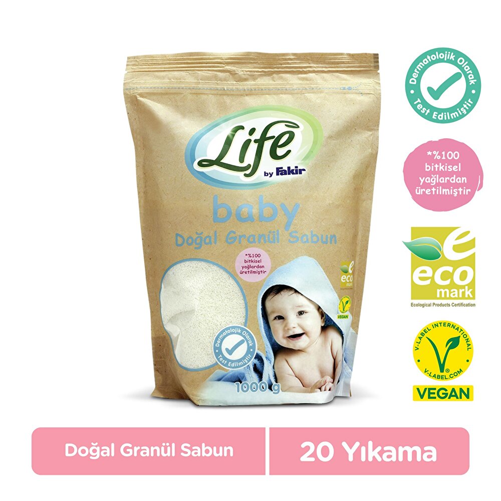 Life by Fakir Baby Doğal Granül Sabun 1000 gr