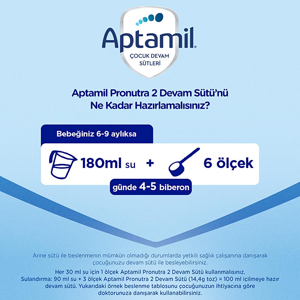 2 Devam Sütü Akıllı Kutu 350 gr 6-9 Ay