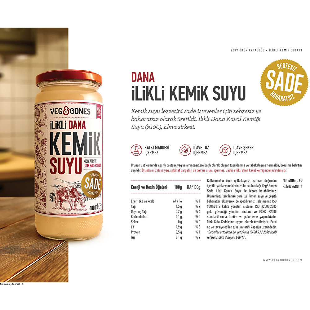Dana İlikli Kemik Suyu 480 ml