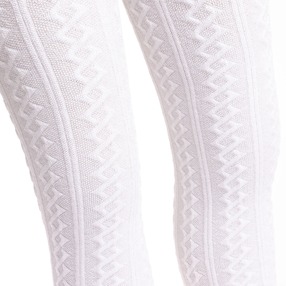 Jakarlı  Külotlu Çorap Kız Bebek